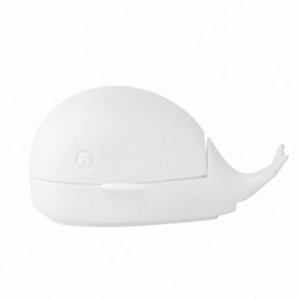 Soft Whale Bathroom Cleaning Brush - Household Cleaning Tool White 3ea
