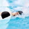 TRADERPLUS 4 Pack Nylon Spandex Fabric Swimming Cap Lycra Cloth