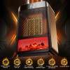 Portable Space Heater for Indoor Electric Flame Heaters PTC Fast