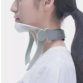 초경량 자세교정 목지지대 각도조절 바른자세 목깁스 Ultra Lightweight Posture Corrector Adjustable Angle Neck Support [Gray]