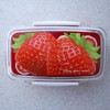 Komori Resin Lunch Box, Fresco, Separate Lunch Box, Strawberry, 16.9