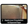 9x8 SSR 1 Car Garage Door Reflective Silver Finish Foam