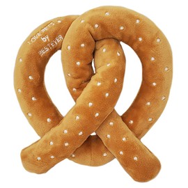 Love PETS by BESTEVER Pretzel Dog Toy, Pet Toy, Squishy Squeaky Sound, Stress Relief, Play Together, Home Time, Pretzel Best Ever Japan