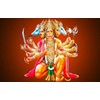 Imagine Mart Shri Panch Mukhi Hanuman Ji Shitting 12x18 Inch