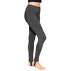 STRETCH IS COMFORT Women's High Waist Stirrup Leggings Black Medium