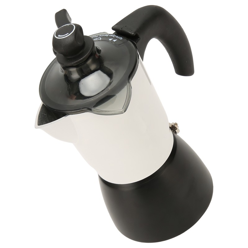 150ml Moka Pot Stovetop Coffee Maker Makes Real Italian Coffee