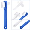 Patelai 6 Pack Denture Cleaning Brush Dual Head Portable Denture