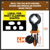 HORUSDY 4-Piece Band Clamp, Woodworking Frame Clamp Strap Holder for