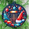 Generic Disc Golf Santa Claus Holiday Ornament