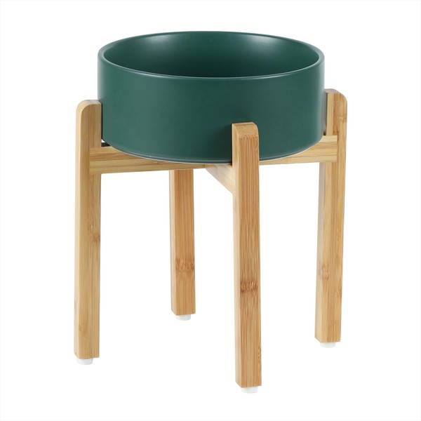 Havniva Ceramic Raised Dog Bowl Set, Elevated Dog Bowl with