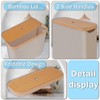 efluky Toilet Paper Basket with Lid, Toilet Paper Organizer for