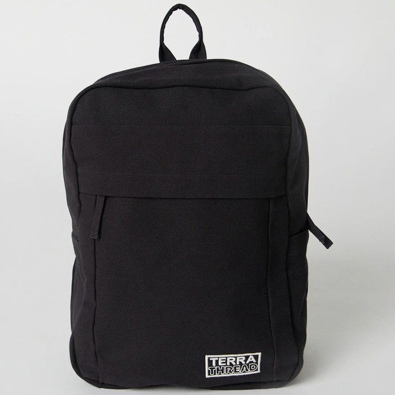 Terra Thread Organic Cotton Earth Backpack, Olive Green