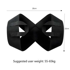 Shoulder straps, straight back trainer, hunchback correction device, posture improvement correction strap, shoulder protection, chest extension, neck protection (Black, M)