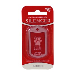 Quick-Tag New Glow in The Dark Dog Tag Silencers (Military Tag Shape, Large / 1 Silencer)