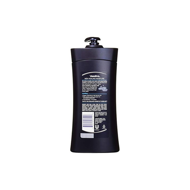 Vaseline Mens 24-Hour Moisture Lotion Cooling 20.3oz (6 Pack)