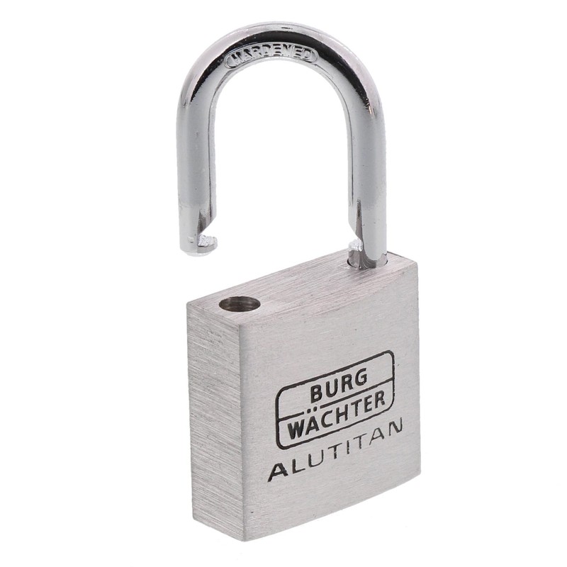 Burg-Wächter padlock, set of 2, 5 mm thickness, 4 keys,