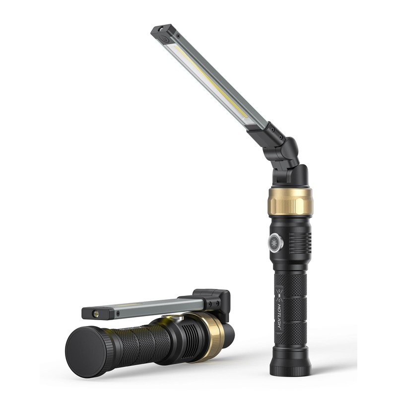 HOTLIGH Rechaegeable Work Light, 5000mAh Magnetic Flashlight with 360° Rotate