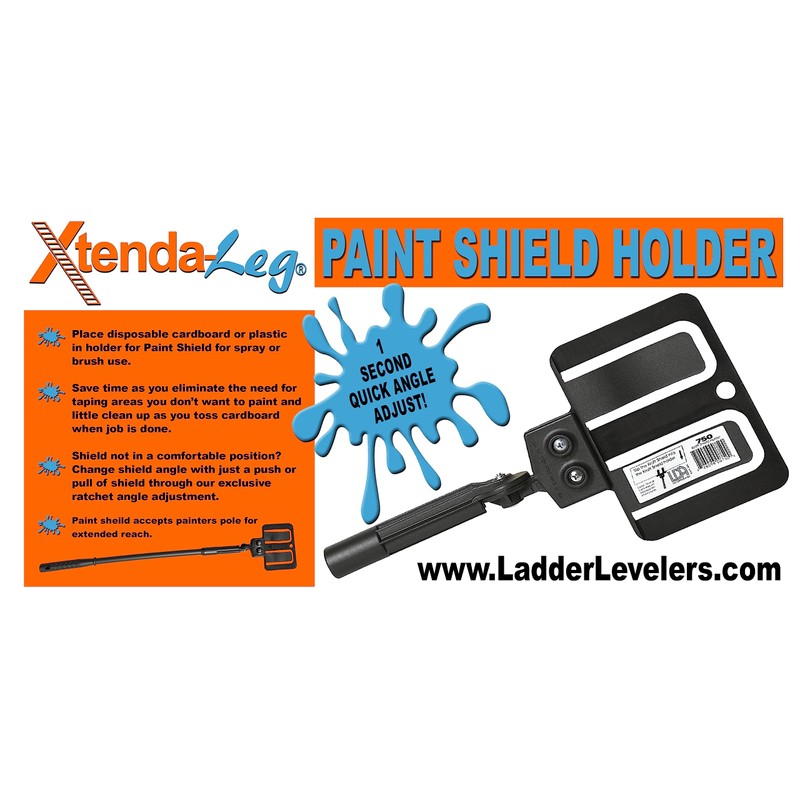 Paint Shield Holder Kraft = Cardboard or Plastic Shields For