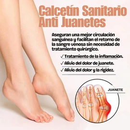 1 Par - Calcetines Corrctores Juanetes Dedos Negros Pies Ortopedicos Cuidado de la Salud Compresión Fascitis Plantar Solución Ideal Aliviar el Dolor Tobilleras de Compresión Calcetas Correctoras