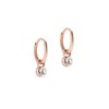 Ted Baker Sinalaa Crystal Huggie Hoop Earrings For Women (Rose