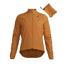 LAMEDA Men's Cycling Jacket Windbreaker Lightweight Packable Breathable Cycling Bike Jacket with Reflective Strips Hiking