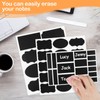 273 Pcs Labels for Jars, Waterproof Reusable Chalkboard Labels for
