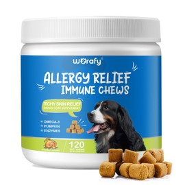 Itchy Dog Skin Relief, for Seasonal Allergies,120 Chews