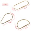 WOWOWO Outdoor Brass Carabiner Keychain Hiking Camping Hang Hook Buckle