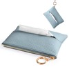 Wasenn Hanging PU Leather Tissue Case Tissue Cover Blue