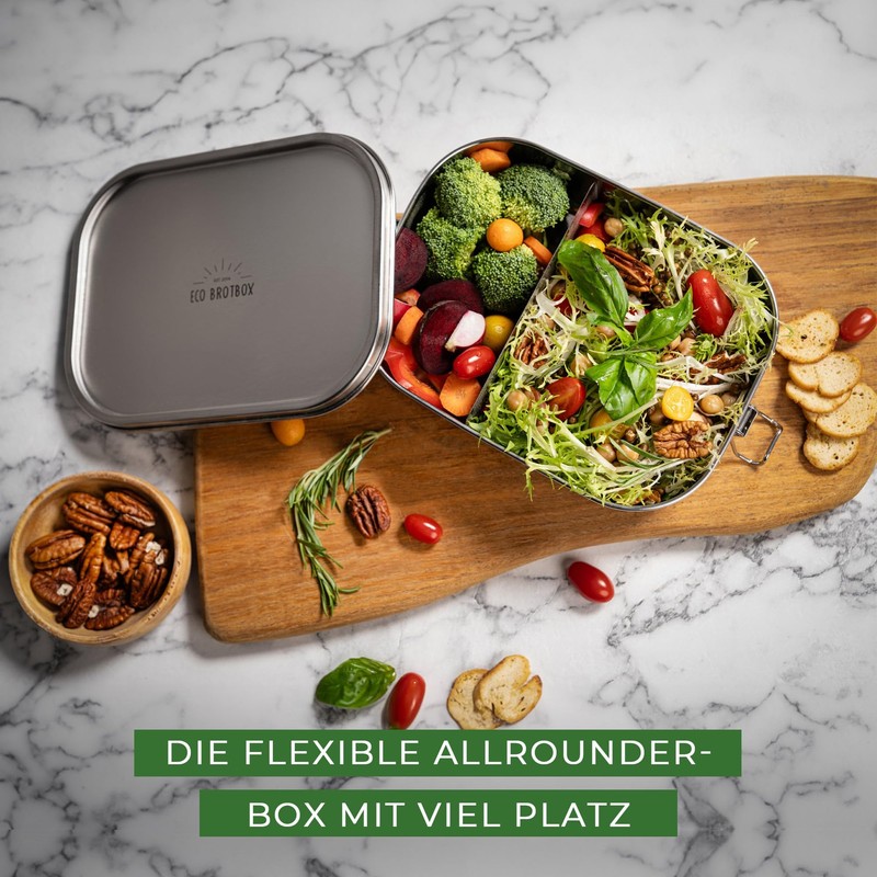 ECO Brotbox | Bento Flex+ | Rectangular lunchbox made of