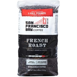 San Francisco Bay French Roast Gourmet Dark Roast 100% Arabica Coffee, 3lb, Kosher