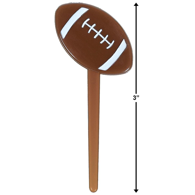 Amscan Amscan 409858 Football Molded Party Picks | 36 pieces