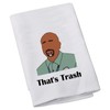 LEVLO Elementary Squad Black School Kitchen Towel That's Trash Kitchen