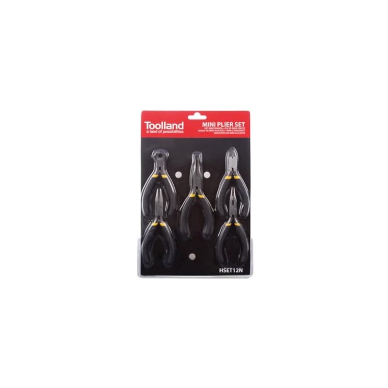 Toolland tool200 Pliers Set Pliers (Pliers Set, Black, 12.5 cm)