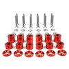 42-Piece Mounting Hardware Kit – Red – Compatible with Tech