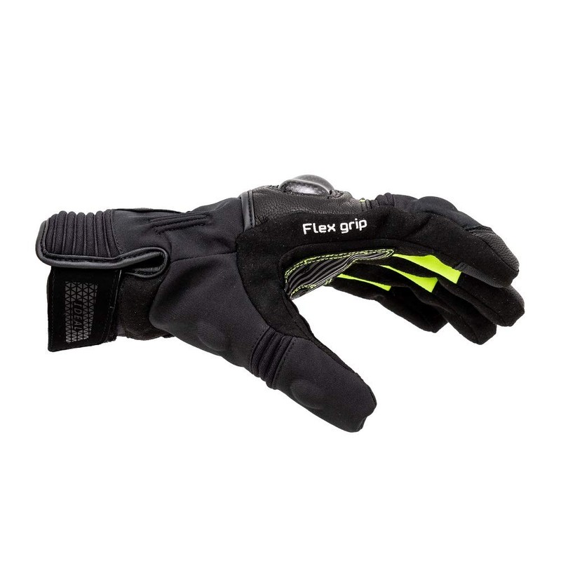 Yamashiro ID102NE/XL Ideal Motorcycle Winter Gloves ID-102 STRATA Neon XL