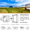 AOTWSEN Camper Door Lock,Rv Door Lock Replacement- Paddle Handle Deadbolt