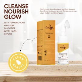 Live Healthy Live Healthy Turmeric Wash Wash 2 Piece Set Skincare, Turmeric Facial Cleanser & Turmeric Soap Bar, Face & Body Cleanser, Turmeric Face Wash, Natural & Deep Cleansing (bundle)