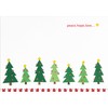 Sparkly Christmas Trees (Christmas Cards, Greeting Cards)