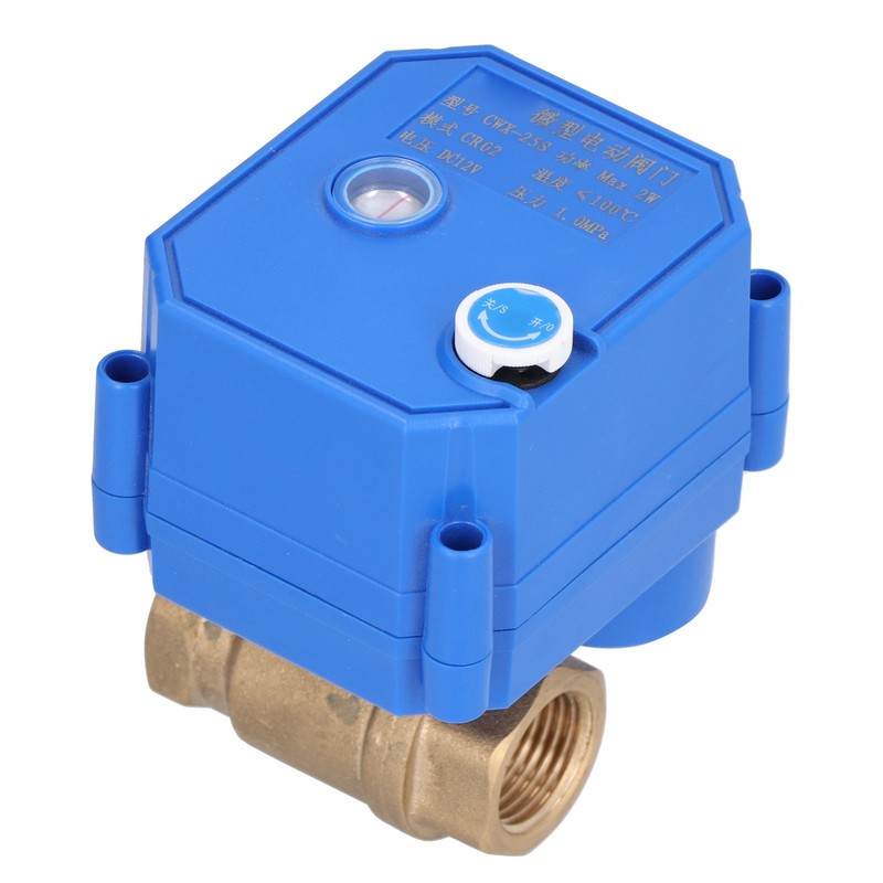 Motorized Ball Valve Brass Straight Pipe Pressure Device with Switch