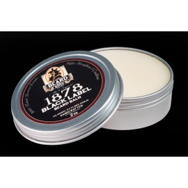 Beard And Bates | 1878 Black Label Beard Balm - Classic Styling Hold | 19th Century Beeswax Formula, Premium Oils | Made in USA