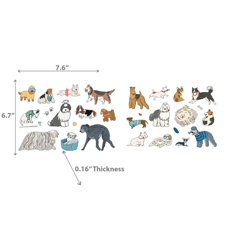 Swedish Dish Cloth Dogs Set of 2