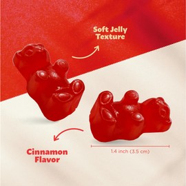 Cinnamon JuJu Bears Candy | 1 Pound Pack | Sweet and Spicy Chewy Treat