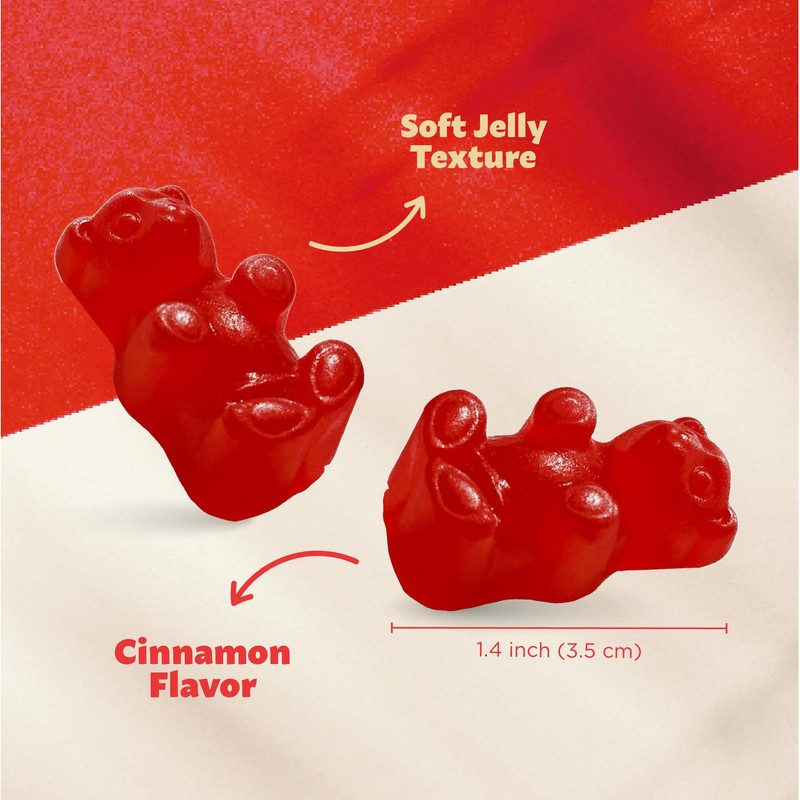 Cinnamon JuJu Bears Candy | 1 Pound Pack | Sweet