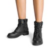 DREAM PAIRS Women's Lace Up Combat Boots Ankle Booties,Size 9,Black,PEAKK