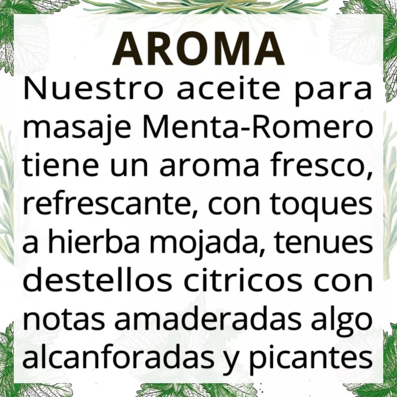 Laferv Aceite Masaje Natural Spa Menta Romero Riquisimo 250 Ml