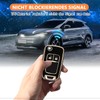 FT FUNTOR FT FUNTOR 2 Tasten Autoschlsselabdeckung fr Vauxhall(Schwarz)