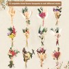 Fumwase 12Pcs Mini Dried Flower Bouquet Dried Wildflowers Dried Flowers