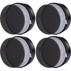 Laukowind for LEVOIT LV-H132 Replacement Filters, Compatible with LV-H132 3-in-1 Nylon Pre-Filter, High-Efficiency Activated Carbon True Filters, Part LV- H132-RF, 4 Pack