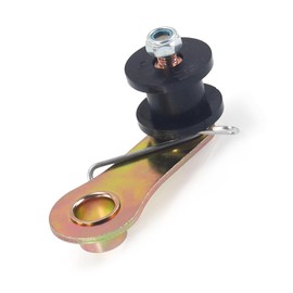 Merdege Chain Tensioner, Iron Chain Adjuster Sprocket Guide, Chain Roller Tensioner with Spring, Sutible for Most ATVs, Motorcycles, Mini Bikes (Black)